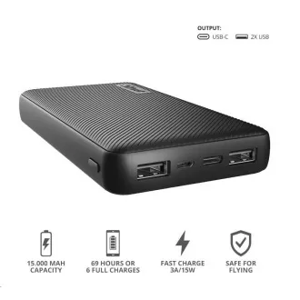 TRUST powerbanka Primo Powerbank 15000 mAh ECO