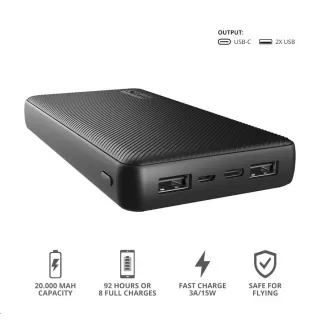 TRUST powerbanka Primo Powerbank 20000 mAh ECO