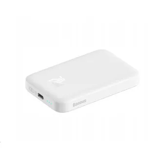 Baseus powerbanka s bezdrôtovým nabíjaním 6000 mAh (kompatibilný s MagSafe), biela