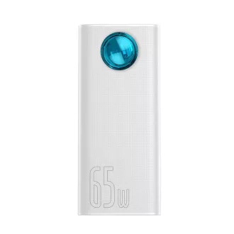 Baseus Amblight powerbanka s digitálnym displejom QC 30000mAh Overseas Edition + kábel Type-C/Type-C 100W 1m, biela Baseus Amblight powerbanka s digitálnym displejom QC 30000mAh Overseas Edition + kábel Type-C/Type-C 100W 1m, biela