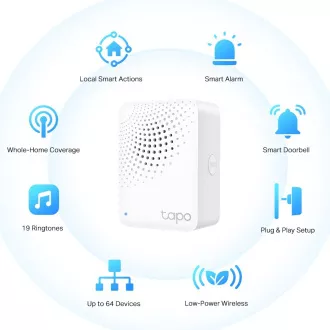 TP-Link Tapo H100 WiFi Chytrý IoT húb Tapo s zvonením (2, 4GHz, Matter certified)
