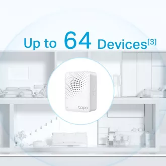 TP-Link Tapo H100 WiFi Chytrý IoT húb Tapo s zvonením (2, 4GHz, Matter certified)