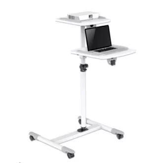 MANHATTAN vozík pre projektor/laptop, šedo-biela