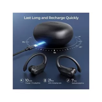 MPOW Flame Solo - športové bluetooth slúchadlá, čierne