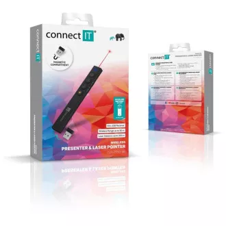 CONNECT IT laserové ukazovátko (AAA batéria), čierna