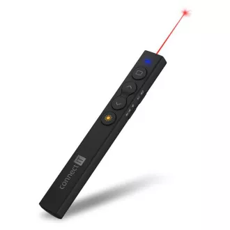CONNECT IT laserové ukazovátko rechargeable, čierna