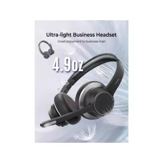 MPOW HC5 Business headset - bezdrôtové slúchadlá, čierna