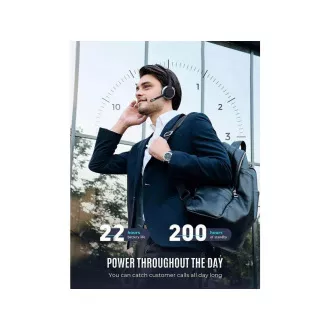 MPOW HC5 Business headset - bezdrôtové slúchadlá, čierna