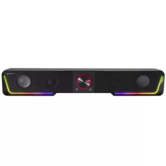 SPEED LINK reproduktory GRAVITY RGB Stereo Soundbar, čierna