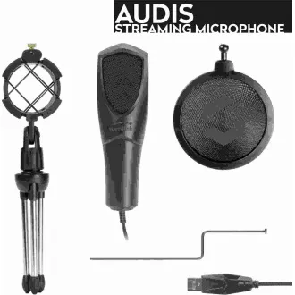 SPEED LINK mikrofón AUDIS Streaming Microphone, čierna