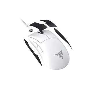 RAZER myš DeathAdder V3 Pro, optická, bezdrôtová, biela