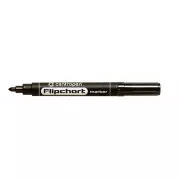 Značkovač Centropen 8550 na Flipchart čierny valcový hrot 2,5mm