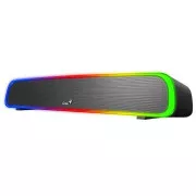 GENIUS reproduktory USB SoundBar 200BT / Bluetooth / 3, 5 "jack / 4W / RGB / čierna