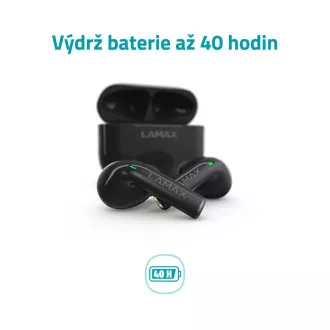 LAMAX Clips1 špuntové slúchadlá - čierne LAMAX Clips1 špuntové slúchadlá - čierne