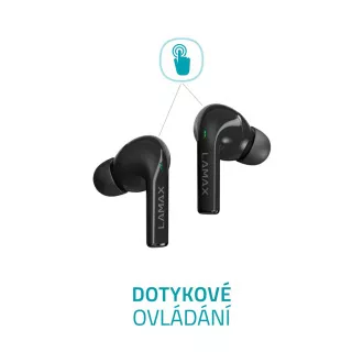 LAMAX Clips1 špuntové slúchadlá - čierne LAMAX Clips1 špuntové slúchadlá - čierne