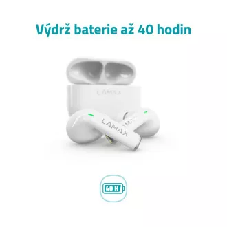 LAMAX Clips1 špuntové slúchadlá - biele LAMAX Clips1 špuntové slúchadlá - biele