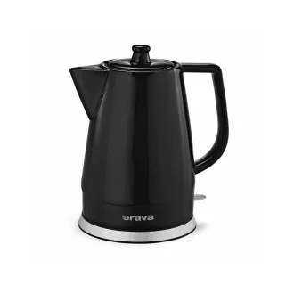 Orava VK-3813 B rýchlovarná kanvica, 1500 W, 1.5 l, kermická, automatické vypnutie, čierna