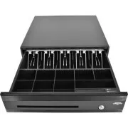 Virtuos pokladničná zásuvka C425D-Luxe - gulič. pojazdy, kábel, 9-24V, čierna