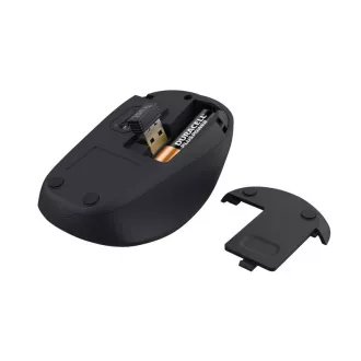 TRUST myš Yvi+ Wireless Mouse Eco Black, čierna