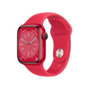 APPLE Watch Series 8 GPS + Cellular 41mm (PRODUCT) RED Aluminium Case with RED Sport Band - Regular