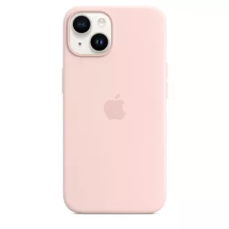 APPLE iPhone 14 silikónové púzdro s MagSafe - Chalk Pink APPLE iPhone 14 silikónové púzdro s MagSafe - Chalk Pink