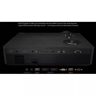 ASUS PROJEKTOR LED A1 1920x1080 PROART 3000 lum 120 Hz HDMI RS-232 REPRO 10 W - RGB - výstup na PS5 & Xbox Series X/S