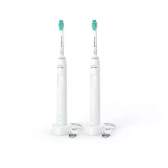 Philips HX3675/13 Sonicare 3100, set zubných kefiek, pre dospelých, 31000 kmitov/min, časovač, tlakový senzor, biely