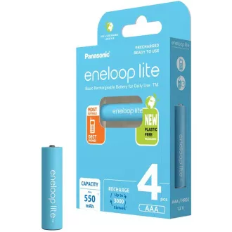 PANASONIC HR03 AAA 4LCCE/4BE ENELOOP LITE N, 550 mAh (Blister 4ks)