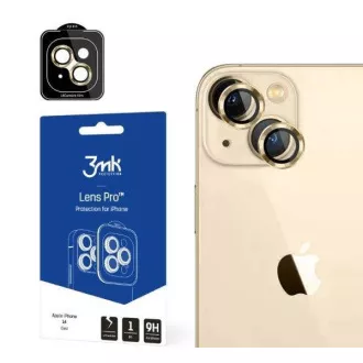 3mk ochrana kamery Lens Protection Pro pre Apple iPhone 14 Plus, zlatá