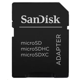 SanDisk MicroSDXC karta 64 GB Ultra (140 MB/s, A1 Class 10 UHS-I) + adaptér