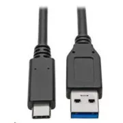 PremiumCord kábel USB-C - USB 3.0 A (USB 3.2 generation 2, 3A, 10Gbit/s) 0.15m