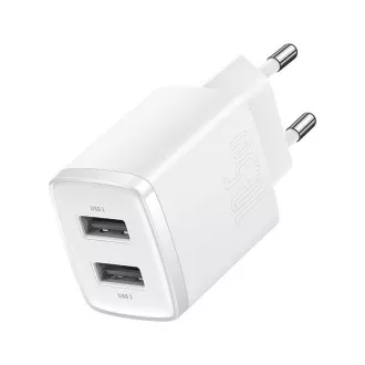 Baseus kompaktná nabíjačka 2U 10.5W biela Baseus kompaktná nabíjačka 2U 10.5W biela