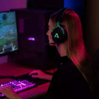LAMAX Heroes Defender1 - náhlavné slúchadlá - čierna