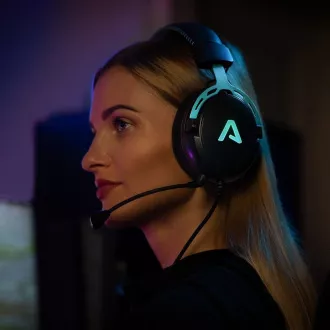 LAMAX Heroes Defender1 - náhlavné slúchadlá - čierna