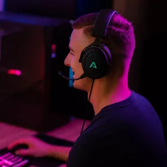LAMAX Heroes General1 - náhlavné slúchadlá - čierna