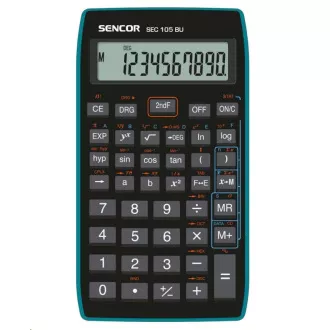 Sencor kalkulačka SEC 106 GN - školská, 10miestna, 56 vedeckých funkcií