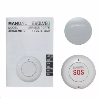 EVOLVEO Alarmex Pro, bezdrôtové tlačidlo/zvonček