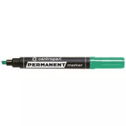 Značkovač Centropen 8576 permanent zelený klinový hrot 1-4,6mm