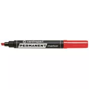 Značkovač Centropen 8576 permanent červený klinový hrot 1-4,6mm
