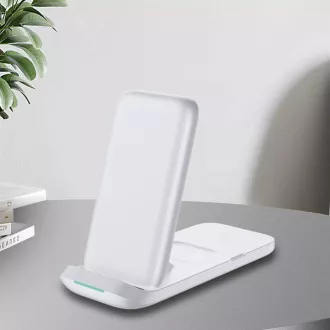 1stCOOL bezdrôtová QI nabíjačka 3v1, skladacia, Apple kompatibilná, biela 1stCOOL bezdrôtová QI nabíjačka 3v1, skladacia, Apple kompatibilná, biela