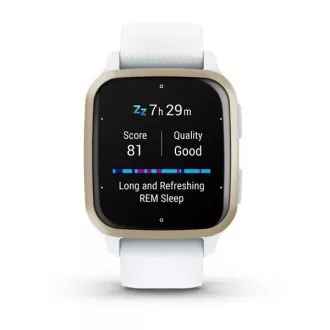 Garmin Venu Sq 2, Cream Gold / White silikónový remienok Garmin Venu Sq 2, Cream Gold / White silikónový remienok