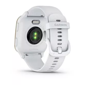 Garmin Venu Sq 2, Cream Gold / White silikónový remienok Garmin Venu Sq 2, Cream Gold / White silikónový remienok
