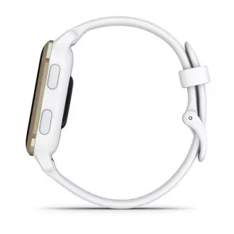 Garmin Venu Sq 2, Cream Gold / White silikónový remienok Garmin Venu Sq 2, Cream Gold / White silikónový remienok