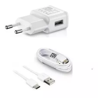 Samsung sieťová nabíjačka EP-TA200EWE + EP-DG970BWE, USB-C, 15W, biela Samsung sieťová nabíjačka EP-TA200EWE + EP-DG970BWE, USB-C, 15W, biela