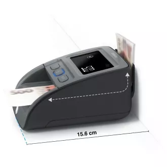 Detektor falzifikátov bankoviek SAFESCAN 155-S, čierny Detektor falzifikátov bankoviek SAFESCAN 155-S, čierny
