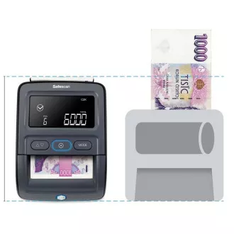 Detektor falzifikátov bankoviek SAFESCAN 155-S, čierny Detektor falzifikátov bankoviek SAFESCAN 155-S, čierny