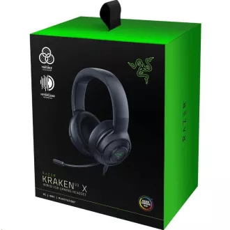 RAZER slúchadlá Kraken V3 X, USB, RGB, čierna