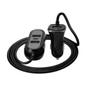 TRACER nabíjačka do auta 12-24V Multicharge 3xUSB 7, 2A + PD 18W