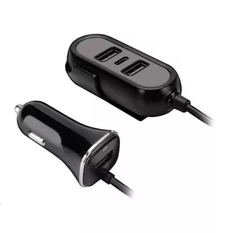 TRACER nabíjačka do auta 12-24V Multicharge 3xUSB 7, 2A + PD 18W