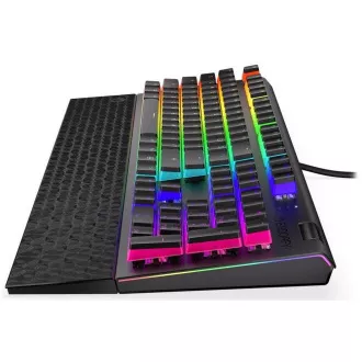 Endorfy herná klávesnica Omnis Pudd.Kaihl BR RGB /USB/ brown switch / drôtová / mechanická / US layout / čierna RGB
